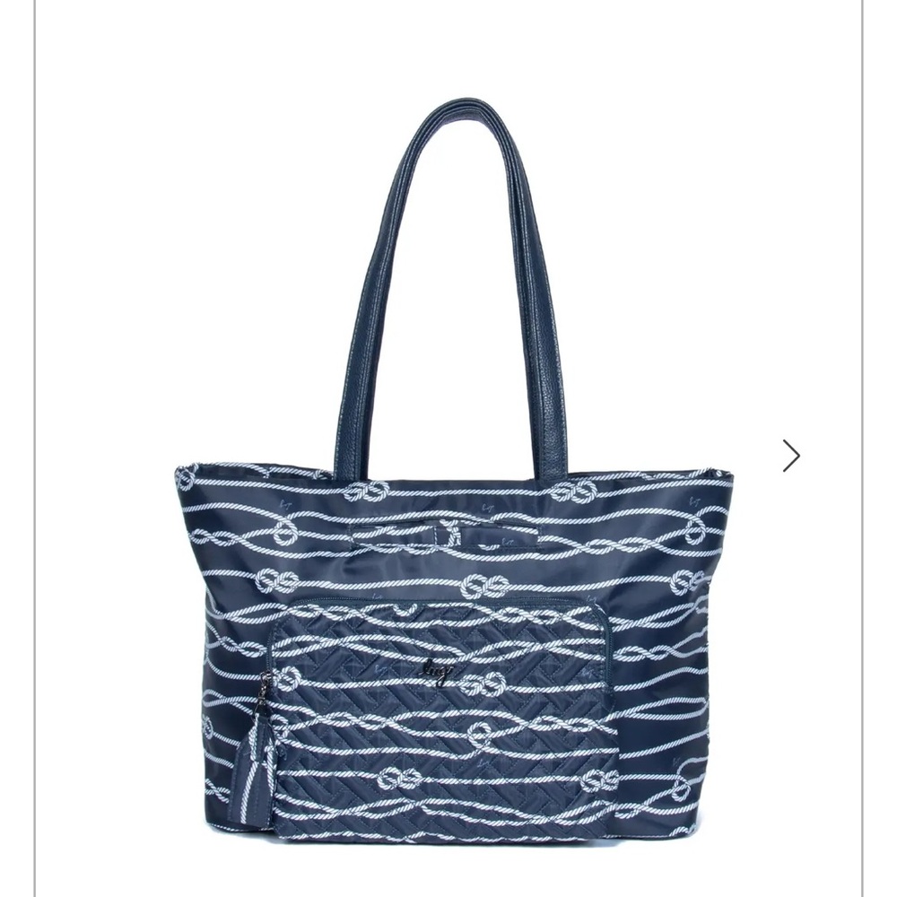 🚿 Lug  Arpeggio Tote Bag in Nautical Navy.
